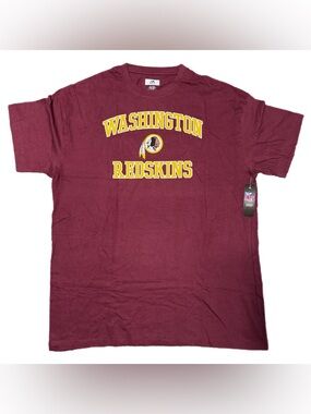 Washington Redskins Commanders Majestic NFL Team Tee Shirt 4XLT Big Tall NWT